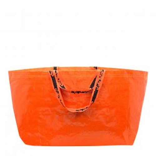 Large orange tote online bag