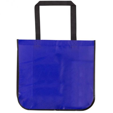 Two-Tone Laminated Shopping Bag | Custom Laminated Grocery Bags ...