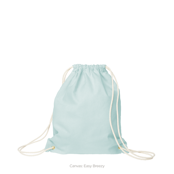 Colored Cotton Drawstring Backpack | Custom Cotton Cinchpacks