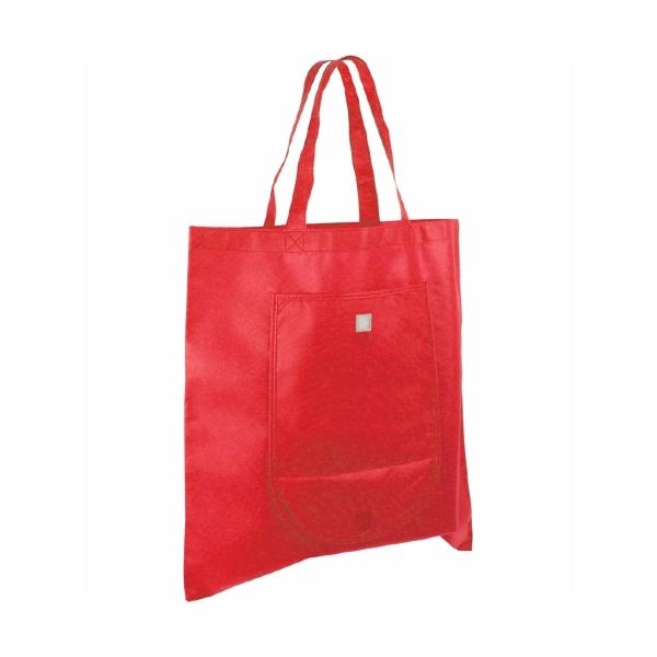 NIB T Tilt Allover Tzag Large Red Coated Canvas Tote Red