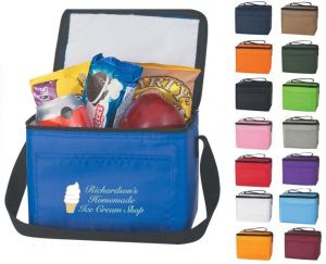 six pack cooler tote